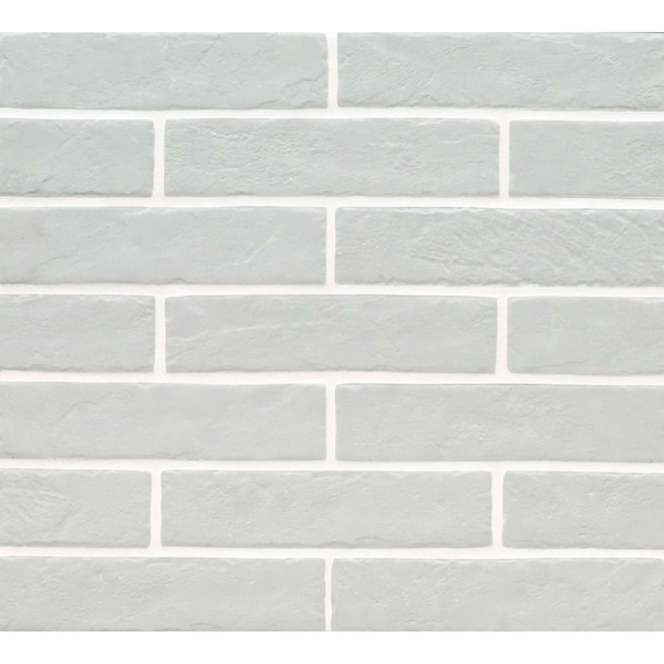 Capella Fog Brick 2 X 10 Matte Porcelain Floor And Wall Tile, 32PK